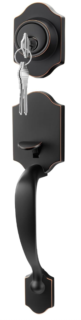 Goldenwarm Handle and Deadbolt Set