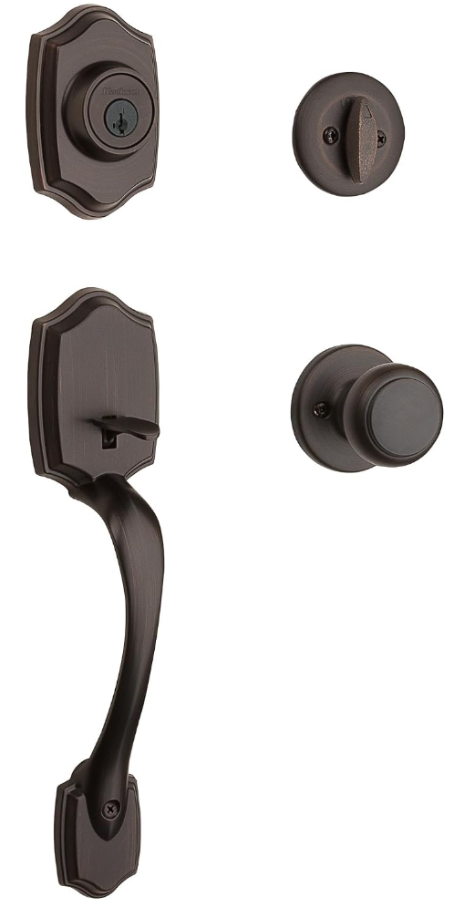 Kwikset Belleview Handle and Deadbolt