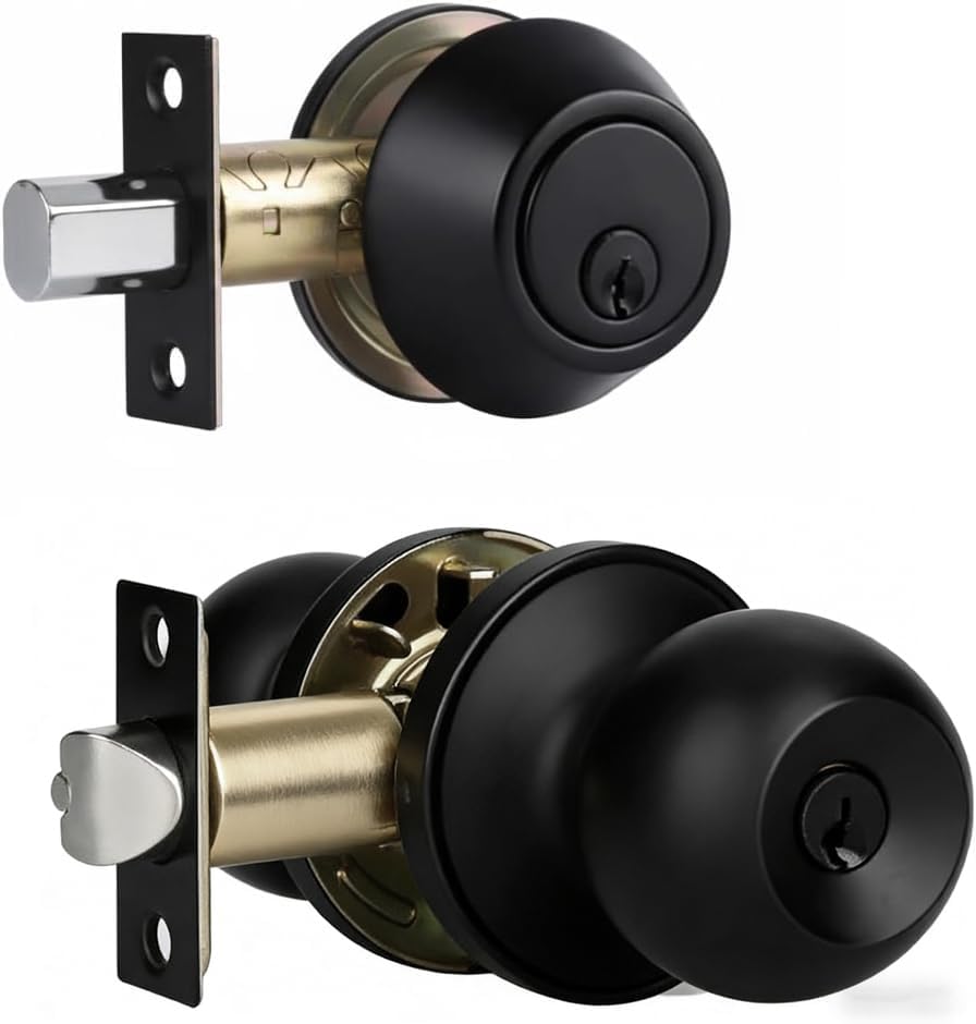 Cielsa Dawn Knob and Deadbolt Set