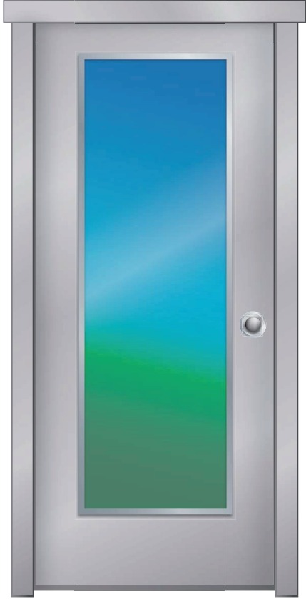 Light Commercial Full Lite Door