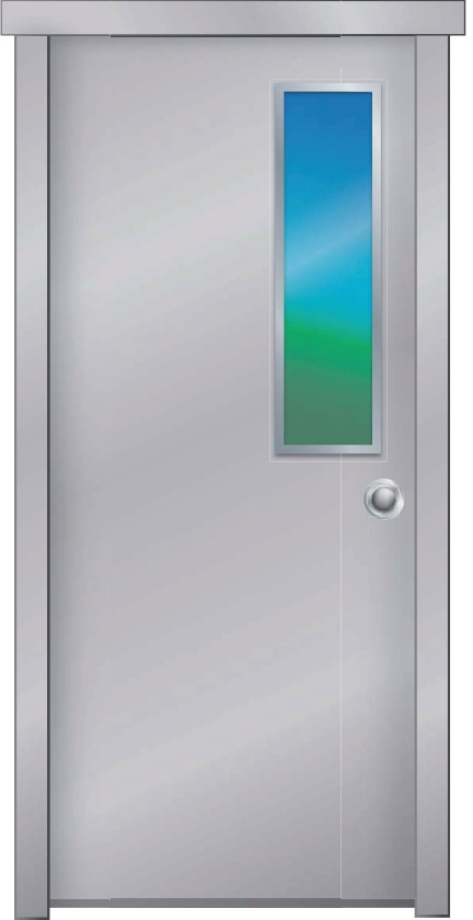 Light Commercial 1/4 Lite Door